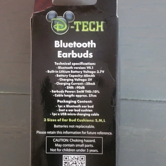 Disney Mickey Mouse Bluetooth Headphones D-Tech - Picture 7 of 10